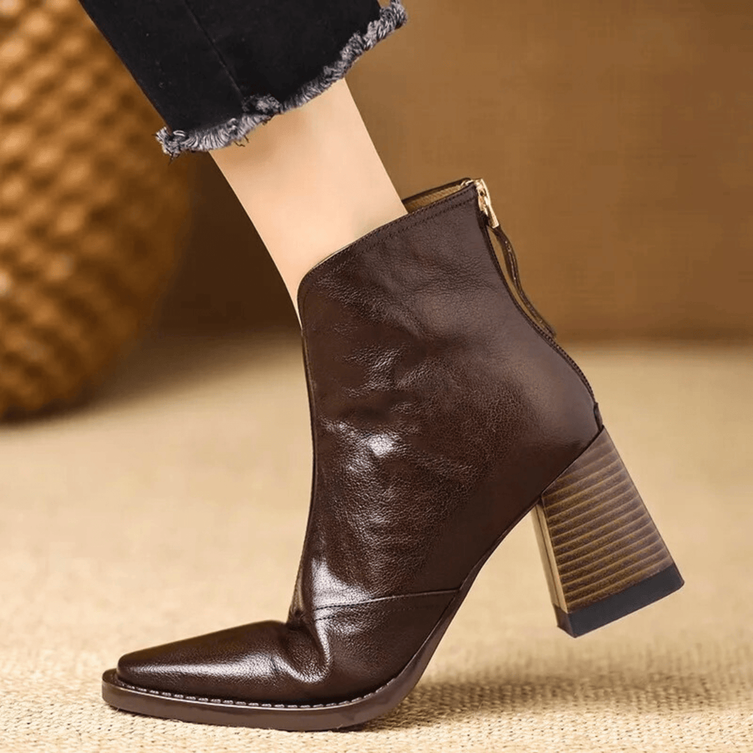 Rosalie | Botines Elegantes de Taco Medio