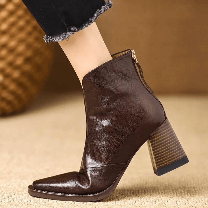 Rosalie | Botines Elegantes de Taco Medio